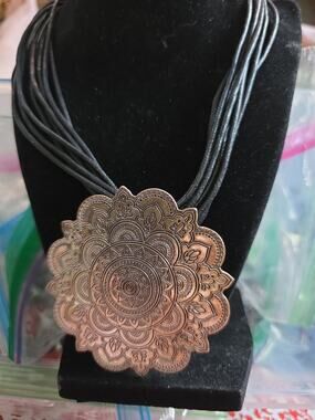 Dillards Scroll Pendant Necklace